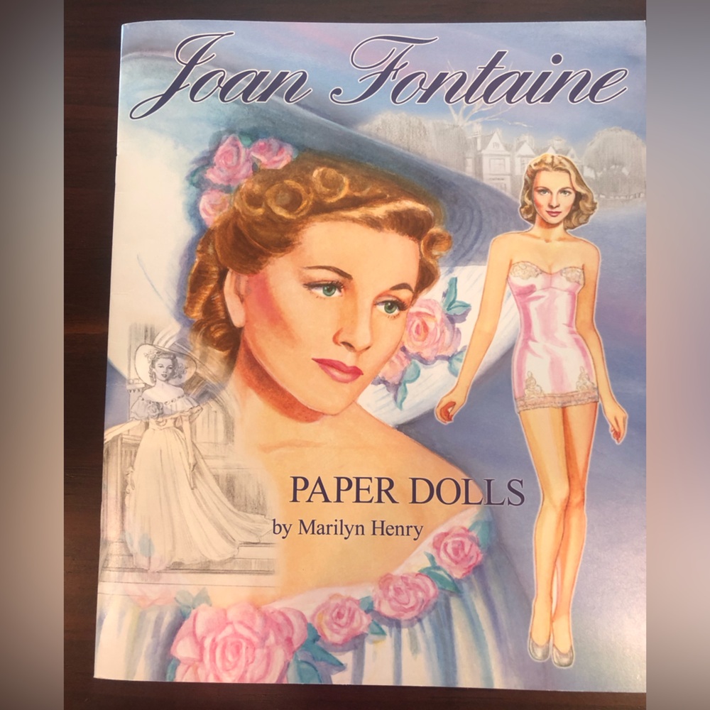 Joan Fontaine paper doll book